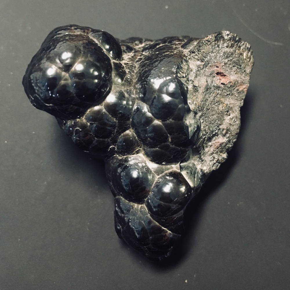 Raw hematite crystal